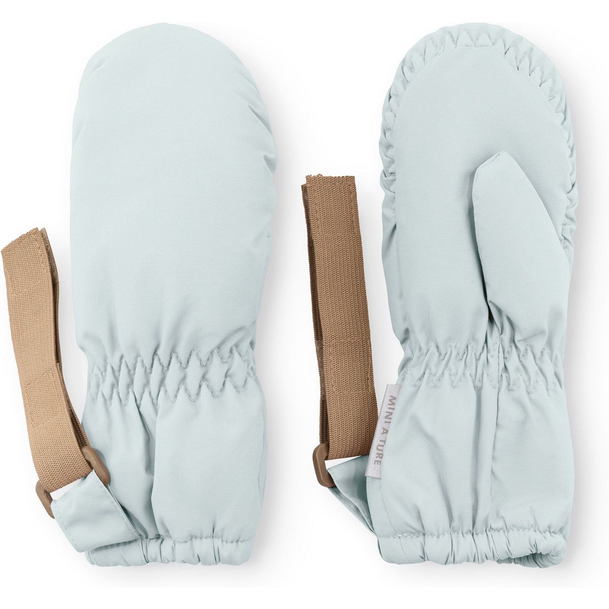 Mini a ture Matcordt Fleece Lined Mittens baby blue (6070) 2-3y 1263303700607035