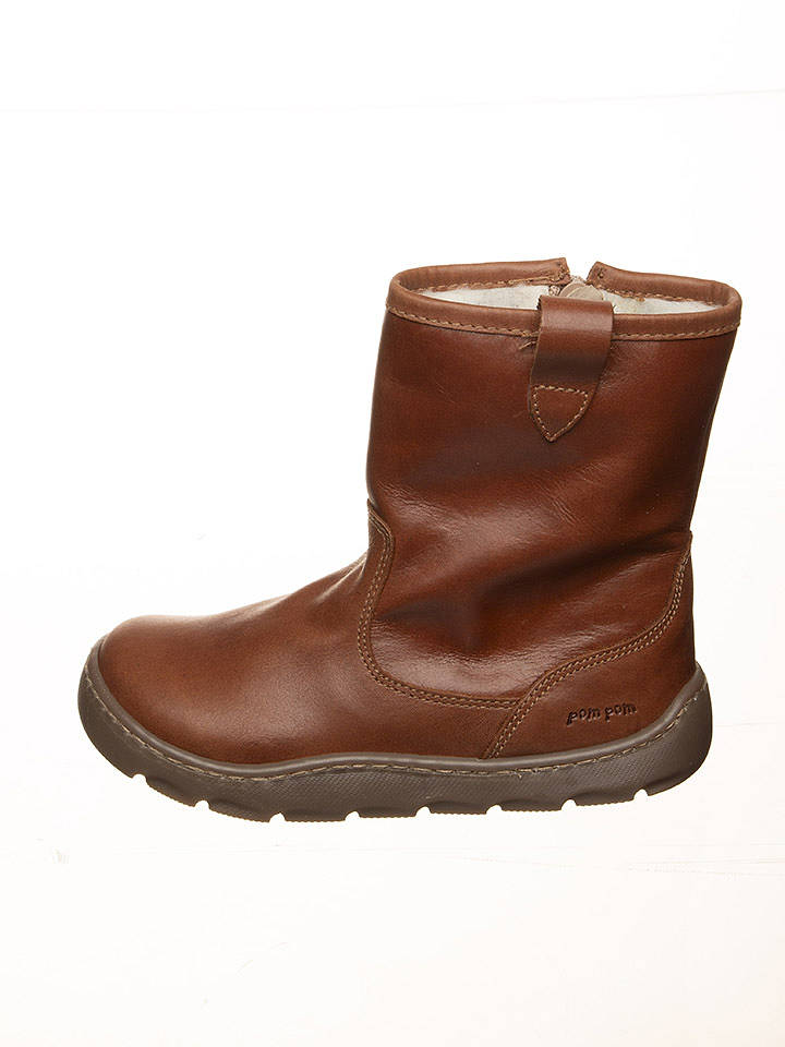 POM POM Barfußschuhe in Hellbraun - 36