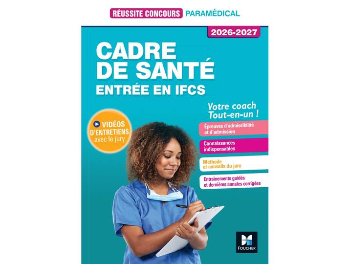 Réussite Concours - Cadre de santé - Entrée en IFCS - Préparation complète 2026-2027 (Broché)