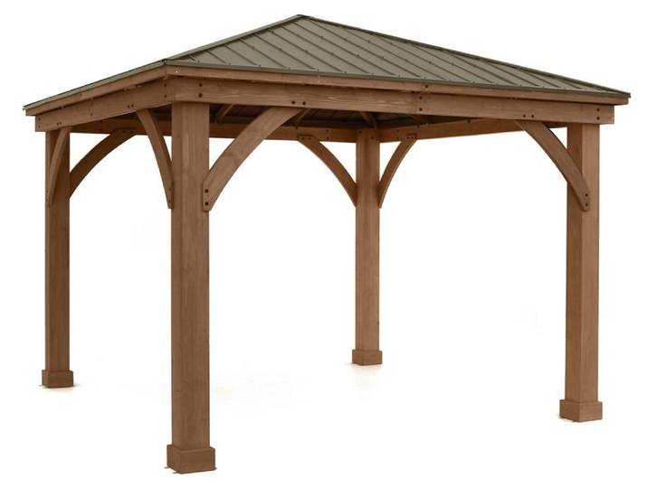 Westmann Holz Pavillon Devon 1212 Natur 366x366x320 cm