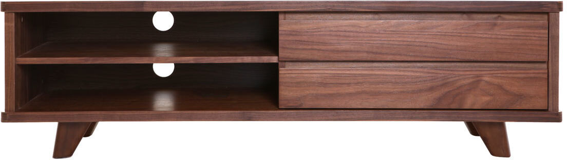 Miliboo Design-TV-Möbel Nussbaum FIFTIES