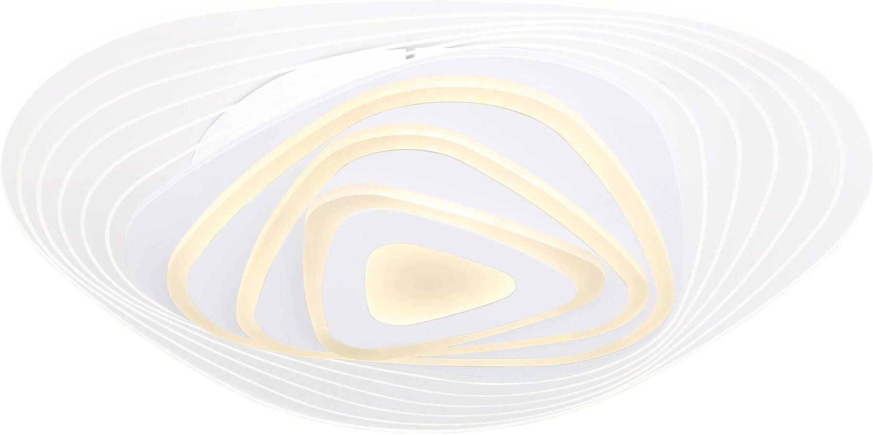 GLOBO LIGHTING LED Deckenleuchte "JOCELYN", weiß, 1 Stk., Leuchten, Deckenlampe, Designleuchte, Wohnzimmer, Schlafzimmer, LED Deckenleuchte