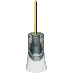 WESTCOTT elektrischer Anspitzer weiß/transparent