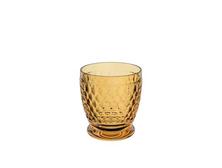 Villeroy & Boch – Boston Saffron Wasserglas Gelb, Spülmaschinenfest, Trinkglas, Buntes Glas, Saftglas, Glas für Wasser und Saft, Wassergläser, Kristallglas
