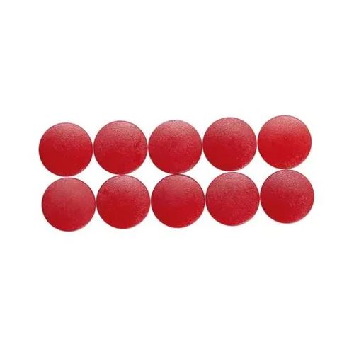 MAUL Magnete rot, Kunststoff Ø 1,5 cm, 10 St.