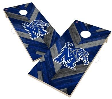 Skip's Garage Memphis Tigers Cornhole Board Set