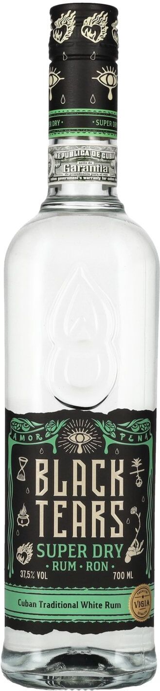 Black Tears Super Dry White Rum 37,5% Vol. 0,7l
