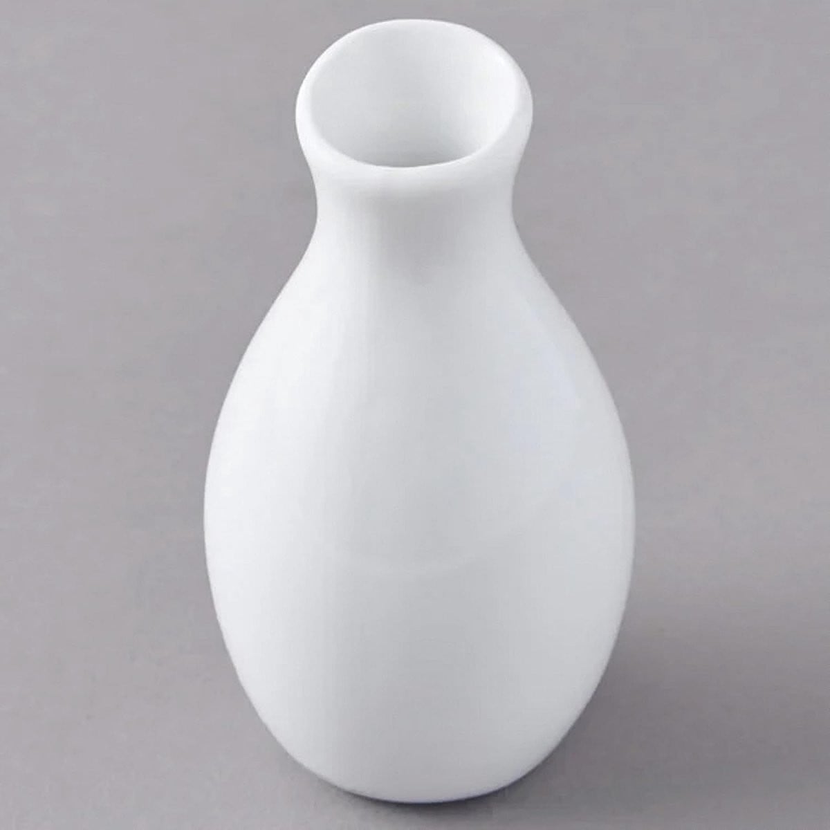 Wit Keramische Kruik Vaas in Klassieke Stijl, Hoogte: 10,13 cm