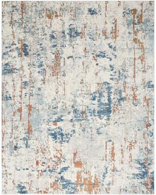 Nourison Concerto Modern Abstract Distressed Area Rug.