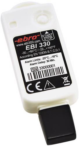 Ebro 1340-6332 EBI 330-T30 Temperatur-Datenlogger Messgröße Temperatur -30 bis 60°C