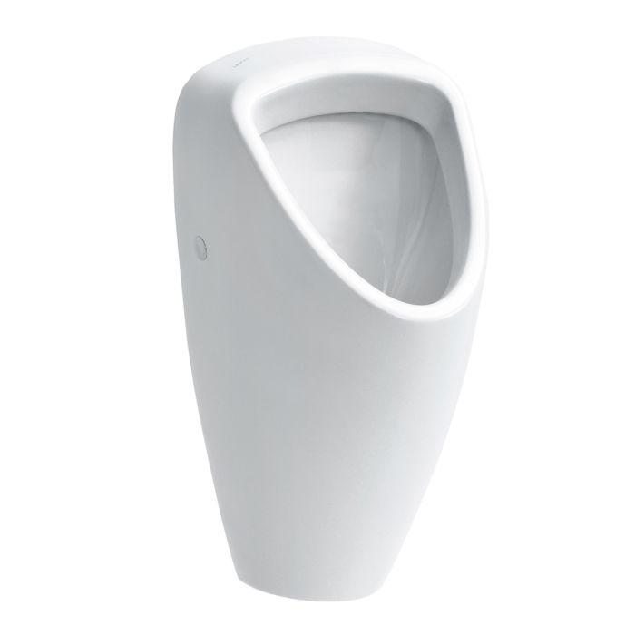 LAUFEN Caprino Plus Absaug-Urinal 8420624004001 mit Fliege, weiß, Zulauf außen