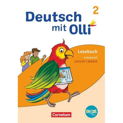 Deutsch mit Olli Lesen 2-4 2. Schuljahr. Arbeitsheft Leicht / Basis, Taschenbuch von Simone Eutebach,Andrea Sperr,Sylvia Gredig,Carola