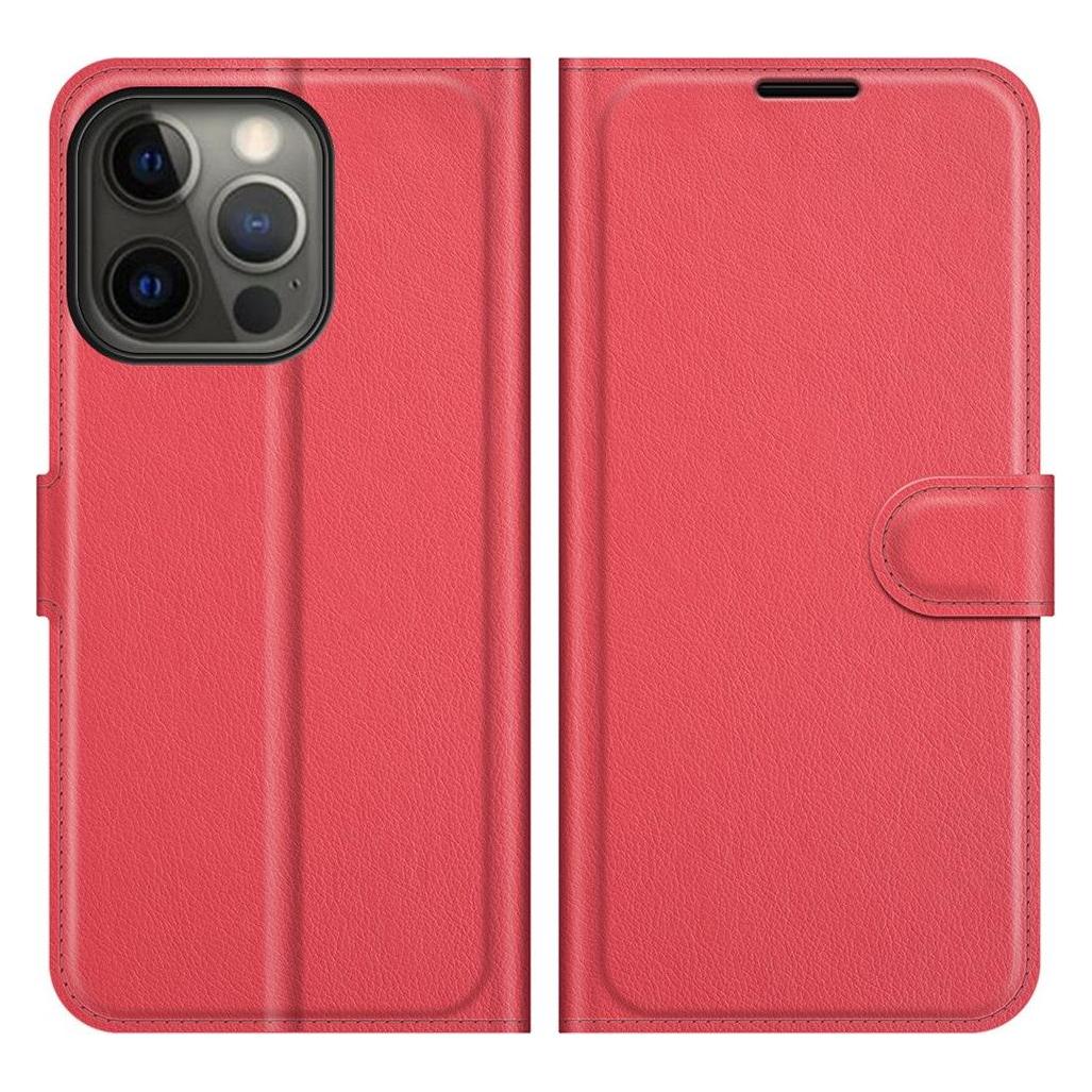 Cover-Discount iPhone 13 Pro - Leder Etui Hülle rot (Apple iPhone 13 Pro) (101127206D)