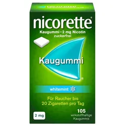 nicorette Kaugummi 2mg whitemint 105 St