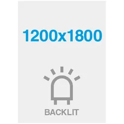 Premium Backlit PP Folie 200g/m2, Satin Oberfläche, 1200x1800mm