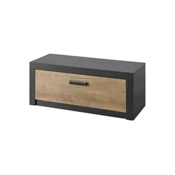 Sitzbank  Balerma , grau , Maße (cm): B: 107 H: 43 T: 42.0