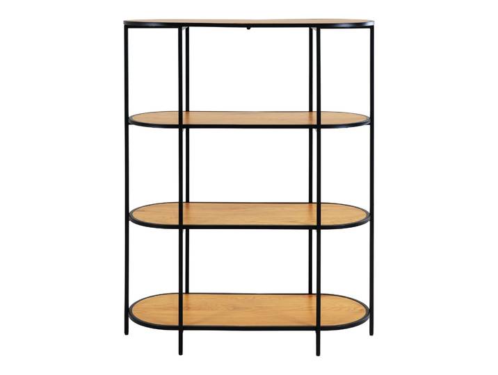 Designer Regal Quarto Metallgestell - Eiche - Luxusbetten24