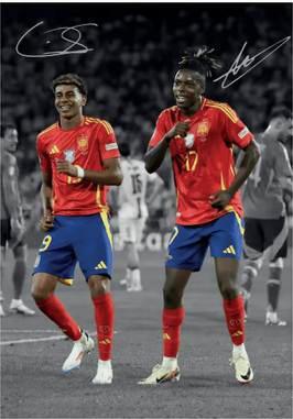 Inspire Picks Famous Soccer Player Canvas Poster Modern Football Wall Art For Home & Living Room Decor 19 20x30cm Unframed