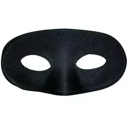 Schwarze Augenmaske – oval