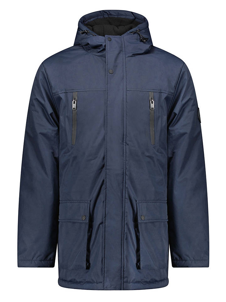 Geographical Norway Parka "Baraka" in Dunkelblau - S