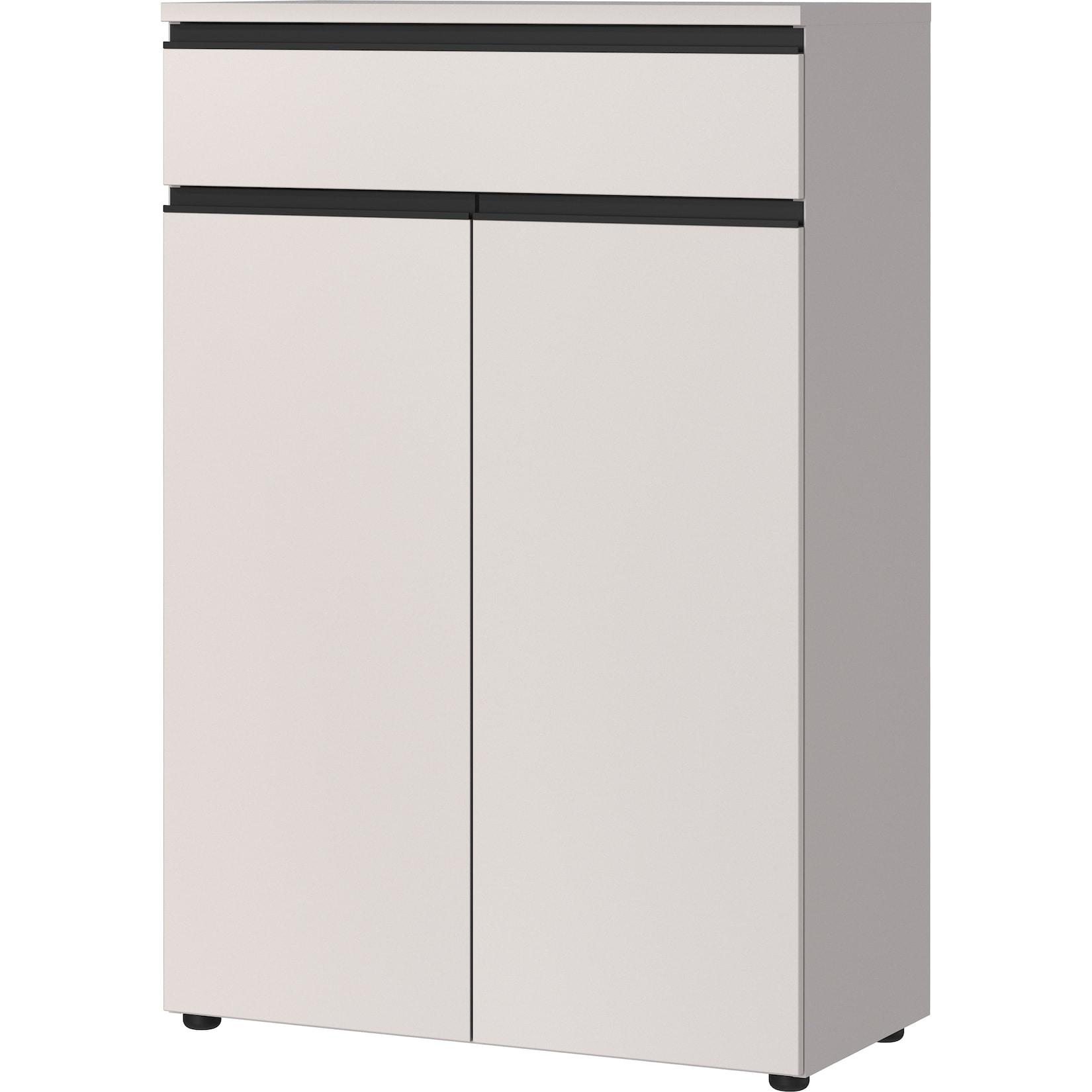 Aktenschrank mit Schublade Soft-Close 81x120x40 cm Greige