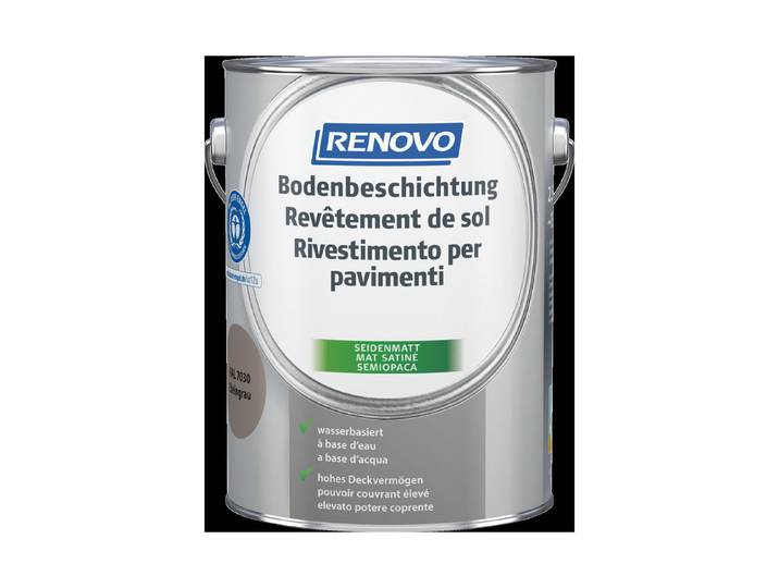 Renovo Bodenbeschichtung Wasserbasiert Steingrau 2.5 l 15 m²