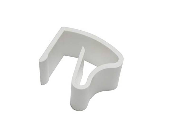 GARDINIA Universal Klemmhalter für Aluminium-Jalousien, Weiß, 6 Stück