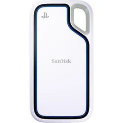 Sandisk Extreme Portable SSD für PlayStation 5 und PC (1 TB), Externe SSD, Weiss