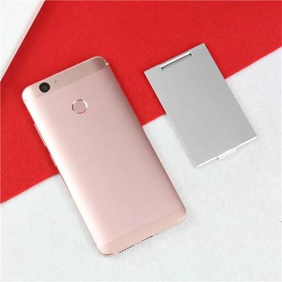 Uplift Picks Aluminum Folding Pocket Mirror Portable Compact Travel Makeup Mirror 82x50mm
