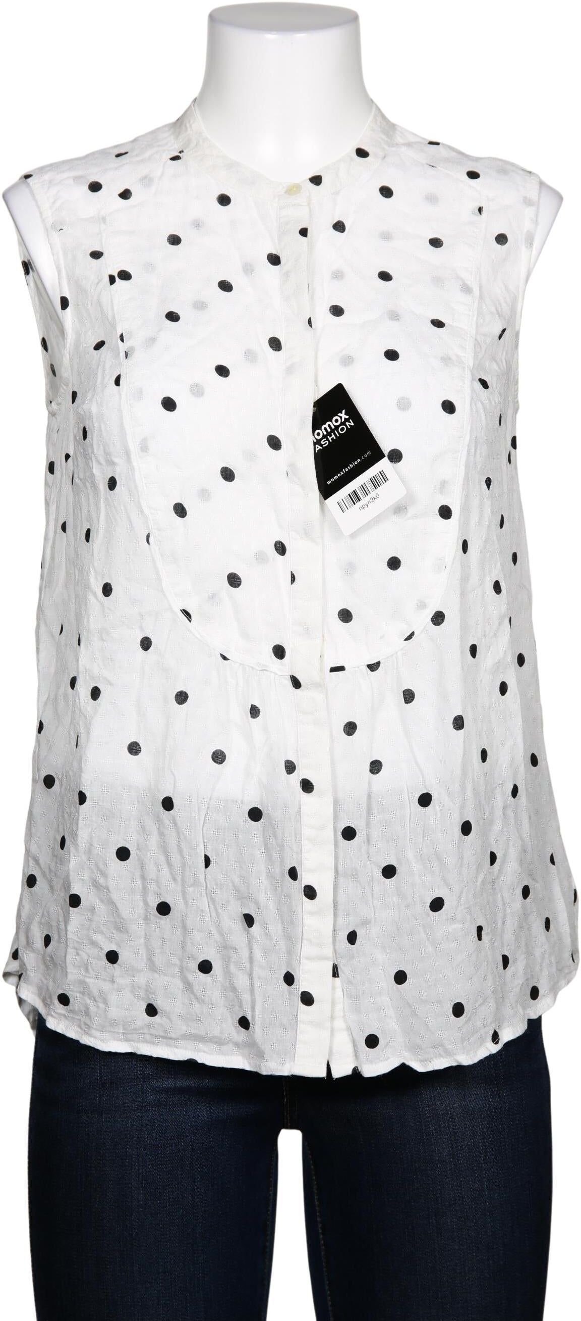 Joules Damen Bluse, Weiß, Gr. M, Modal - Second Hand