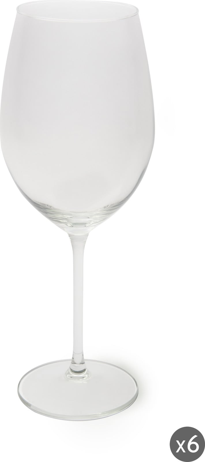Excelsa set van 6 Bardolino glazen, 54 cl, transparant