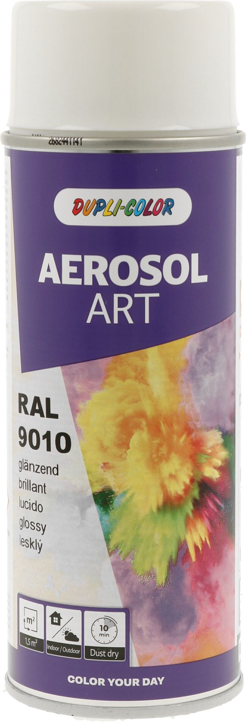 Dupli Color Ral-Lack Aerosol Art Ral 9010 Reinweiß Gl. 400ml 733130 0.4l