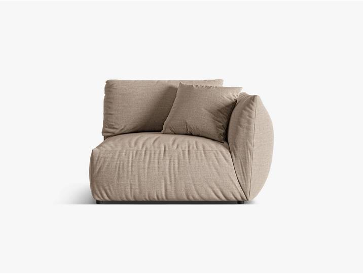 Micadoni Sofa-Eckelement Chris, 1-Sitzer, 130 cm breit