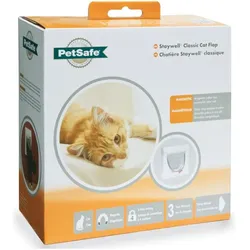 Sportdog Staywell Magnetic 4 Way Locking Classic Cat Flap (Magnetische Katzenklappe), Katzentüre + Katzennetz
