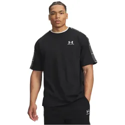 UNDER ARMOUR Icon Heavyweight Taped T-Shirt Herren 008 - ultimate black/white M