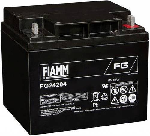 Fiamm FG24204 108853 Bleiakku 12V 42000 Blei-Vlies (AGM) (B x H x T) 165 x 170 x 197mm M6-Schraubanschluss