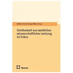 SichtbarkeitvonweiblicherwissenschaftlicherLeistungimFokus, Fachbücher von Rubina Zern-Breuer, Lena Milker, Katja Knuth-Herzig, Julia Rathke
