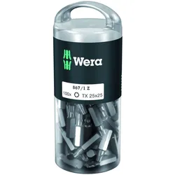 Wera 867/1 TORX DIY 100, TX 25 x 25 mm, 100-teilig - 05072449001