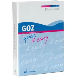 GOZ quick & easy, Fachbücher von Horst Raff