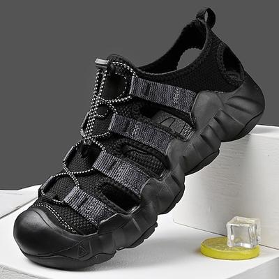 Gelbe Sport-Sneaker für Herren – leistungsstarke Wanderschuhe mit robustem Design und verstellbaren Riemen für Trekking, Stadterkundungen und Outdoor-Abenteuer