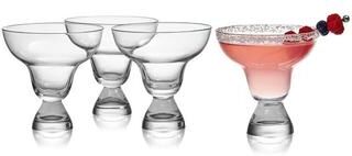 Mikasa Set of 4 Craft Stemless Margarita Glass, 12.5 Oz
