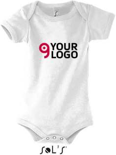 Body neonato cotone 200g Petit Bateau man. americana Personalizzate o neutre Sol's