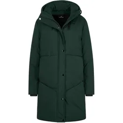 Euro-Star ESLavar Parka Jacke knielang wasserabweisend black leaf dunkelgrün HW/23, Größe: M