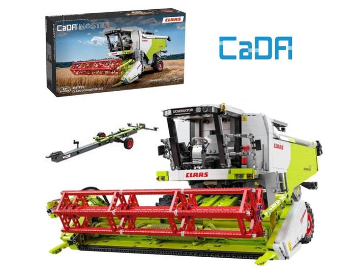 CaDA C61508W Claas Dominator 370 Mähdrescher Ferngesteuert Konstruktions-Spielset, (4567 St)