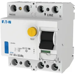 Eaton 300981 FI-Schalter, allstromsensitiv, 63 A, 4p, 300 mA, Typ Bfq PXF-63/4/03-Bfq
