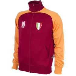 Copa Football, Herren, Laufjacke, AS Roma 1983 Scudetto Retro Jacke (L), Rot, Orange, L