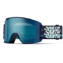 SMITH STASH XL Schneebrille 2027 midnight snow/chromapop everyday blue mirror