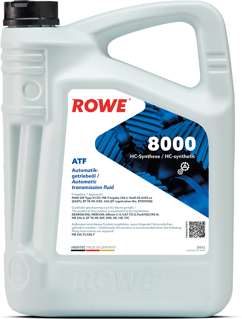 Rowe Automatikgetriebeöl Hightec Atf 8000 [5 L] 25012005099 5l