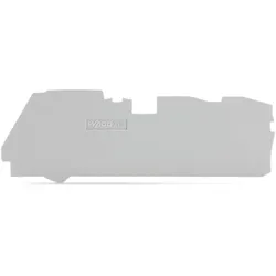 WAGO Abschluss Zwischenplatte 1 mm, grau 2116-1391