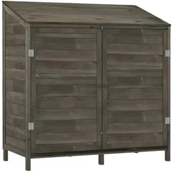 vidaXL, Gartenhaus + Gartenschrank, Lameletta
